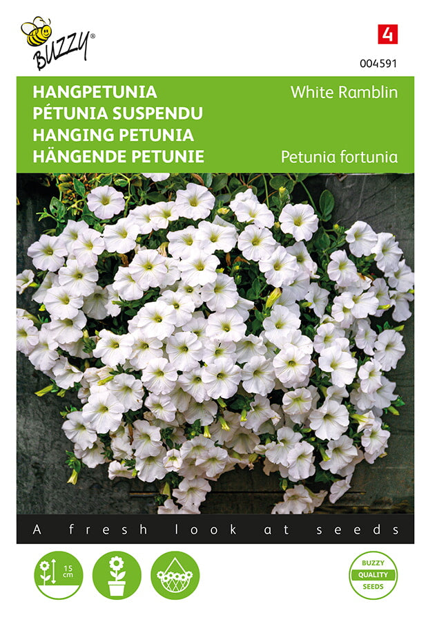 Petunie curgătoare - White Ramblin - 25 semințe