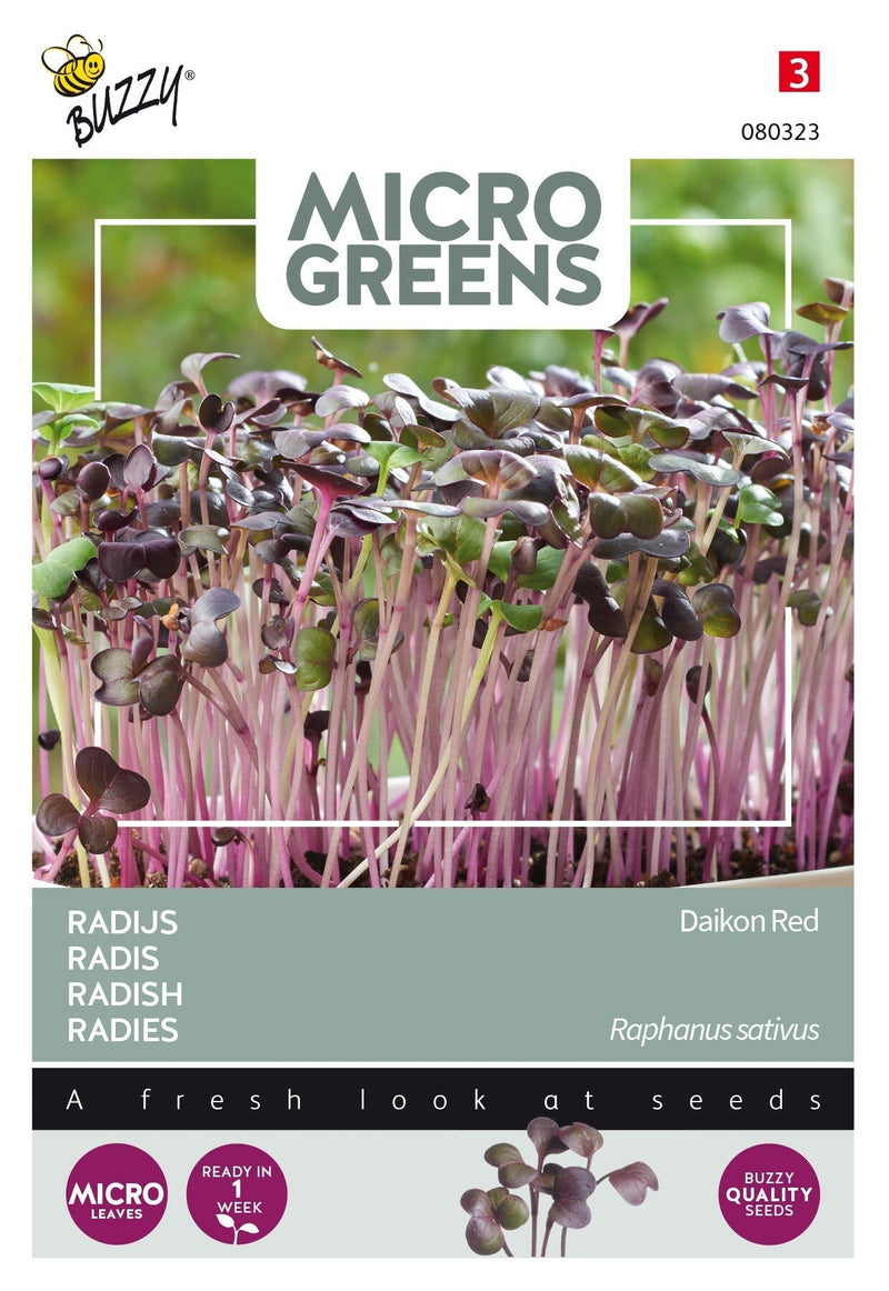Radijs - Daikon Rood - 5g