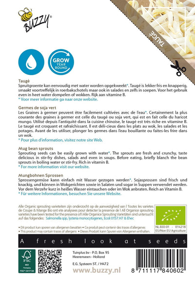 Mungbonenkiemen - Biologisch - 30g