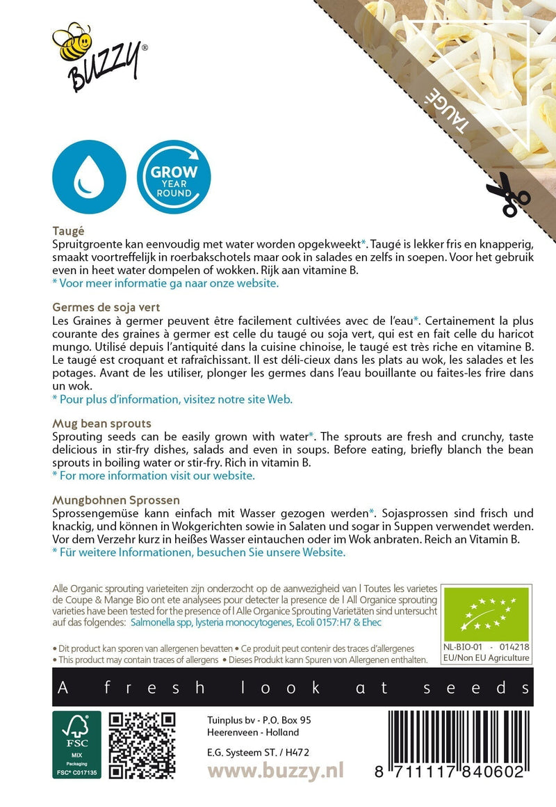 Mungbonenkiemen - Biologisch - 30g