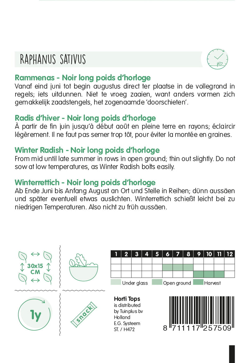 Winterradijs - Noir Long Poids D&