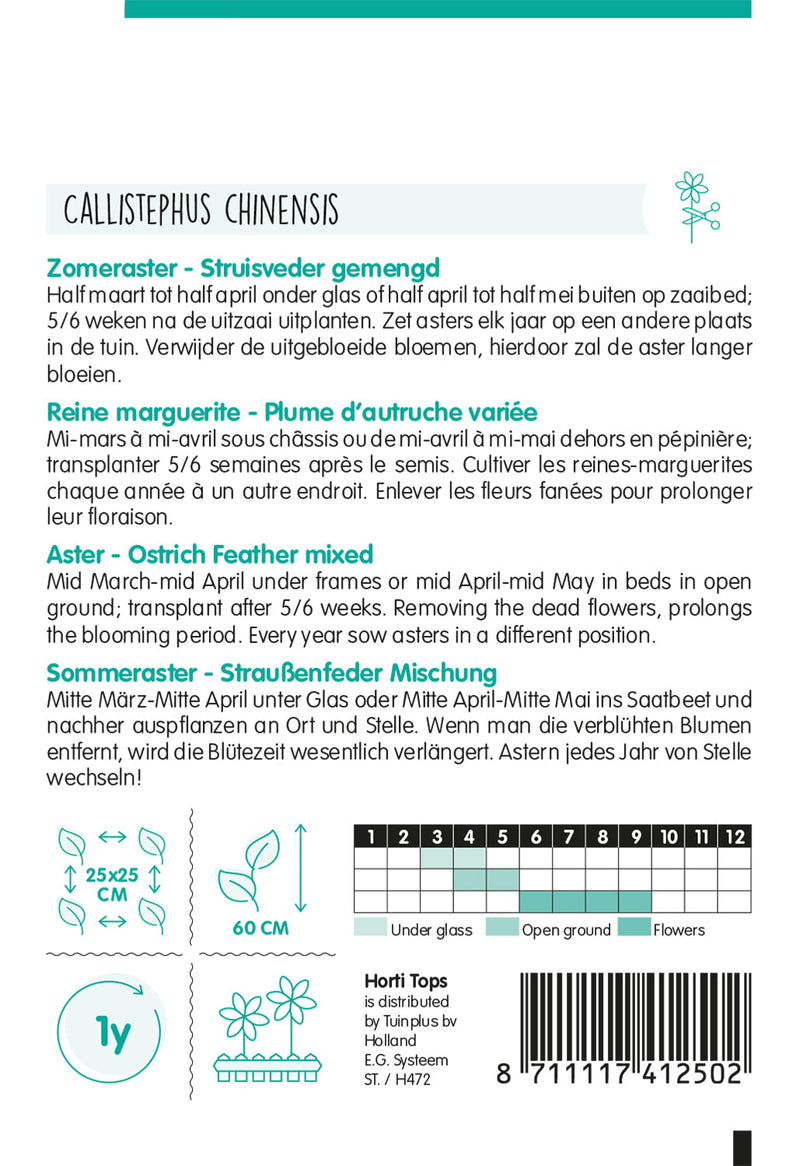 Aster - Struisveder - 0,75g