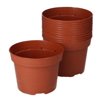 Ghivece din plastic - 13 cm - 12 buc