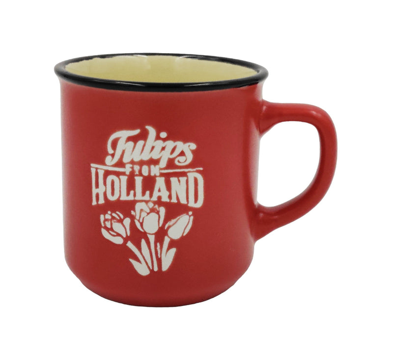 Mug Camp Red with Tulip - Klein