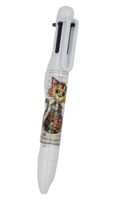 Stylo à bille 6 couleurs