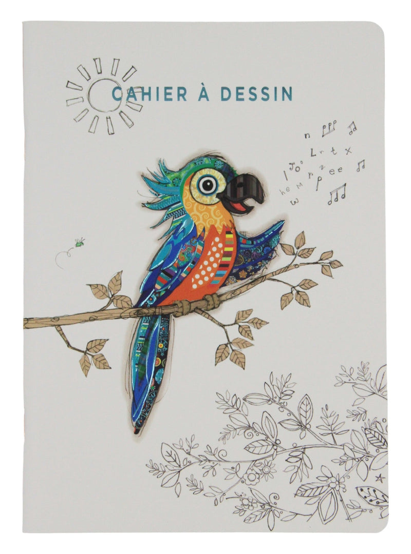 Carnet de dessin A5 - Perroquet