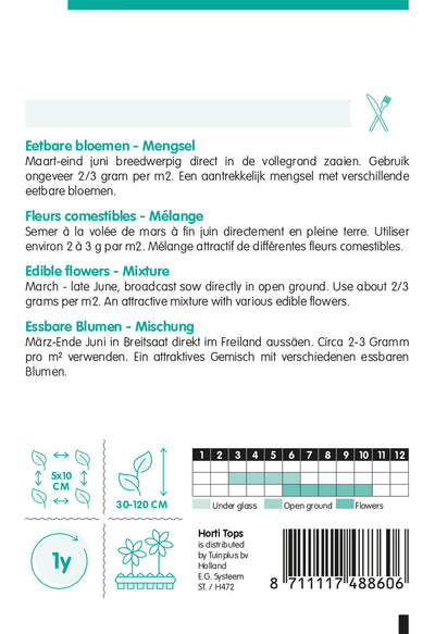 Eetbare Bloemen - Mix - 5g