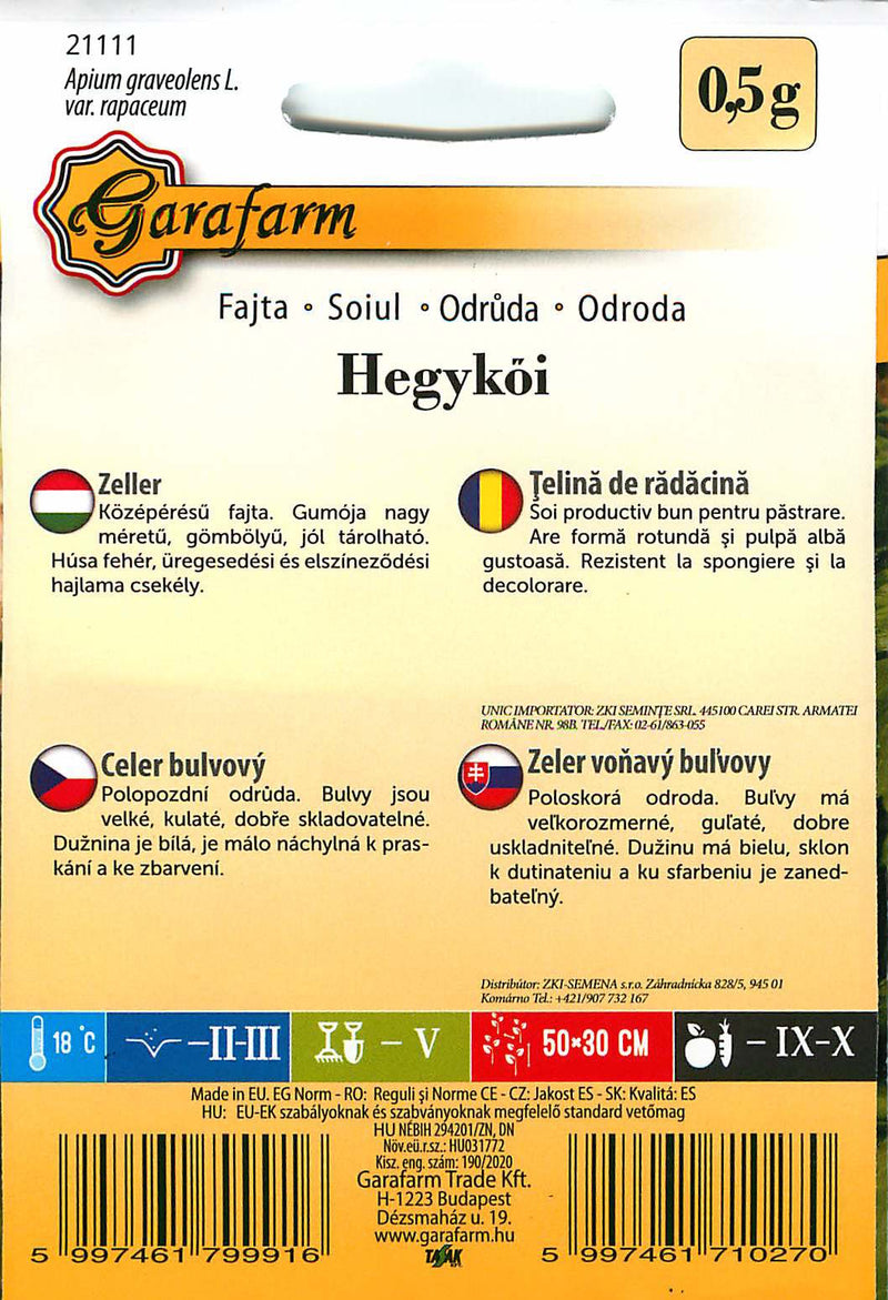 Sedano rapa - Hegyköi - 0,5g