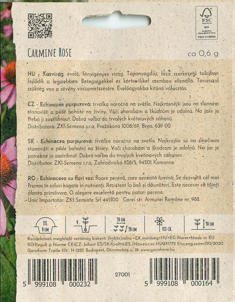 Echinacea - Carmine Rose - 0,6g
