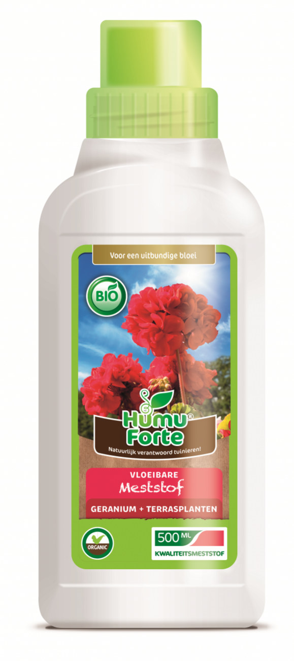 Engrais Liquide Bio - Géraniums & Plantes de Terrasse - 500ml